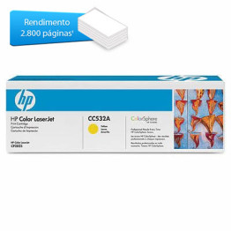 TONER HP CC532A 304A AMARELO