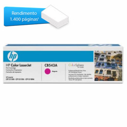 TONER HP CB543AB 125A MAGENTA