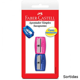 APONTADOR SIMPLES CLASSICO BLS C/2 SM/060100ZF FABER-CASTELL