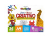 BLOCO CRIATIVO 210X297MM 36FLS + LIVRO TODOLIVRO BLOCO CRIATIVO 210X297MM 36FLS + LIVRO TODOLIVRO