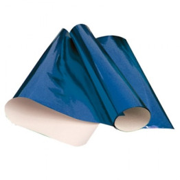 BLS PAPEL ESCOLAR LAMINADO AZUL ESCURO C/2FL