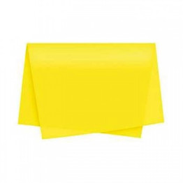 BLS PAPEL ESCOLAR SEDA AMARELO 49X69 C/3FLS CROMUS