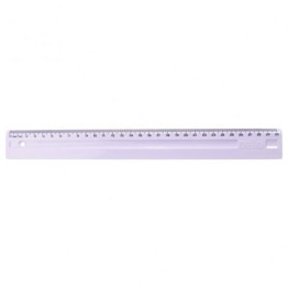 REGUA PLASTICA 30CM DELLO LILAS PASTEL SERENA
