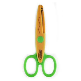 TESOURA ESCOLAR PICOTAR CURVA 13CM BRW TE1002