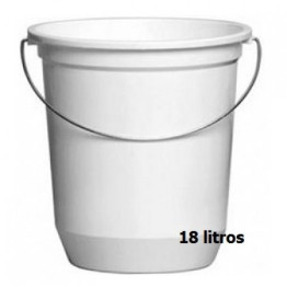 BALDE PLASTICO 18L BRANCO JAGUAR 1575