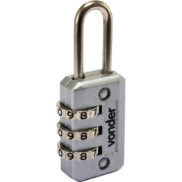 CADEADO COM SEGREDO CINZA VONDER