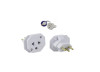 ADAPTADOR PARA TOMADA 2P+T PADRAO ANTIGO PARA NOVO BRANCO 4313 FORCE LINE