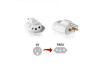 ADAPTADOR PARA TOMADA 2P+T PADRAO NOVO PARA ANTIGO BRANCO WI225 MULTILASER