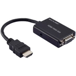 CABO CONVERSOR HDMI PARA VGA COM SAIDA DE AUDIO WI293 MULTILASER