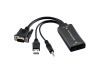 CABO CONVERSOR VGA PARA HDMI COM AUDIO WI280 MULTILASER