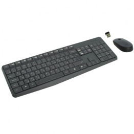 TECLADO E MOUSE WIRELESS MK235 PRETO LOGITECH