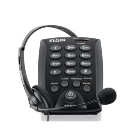 TELEFONE COM FONE DE OUVIDO HEADSET HST 6000 ELGIN