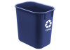 CESTO P/ LIXO 12L PLASTICO SELETIVO AZUL - PAPEL 572.2 ACRIMET