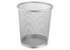 CESTO P/ LIXO 8,5L ARAMADO METAL REDONDO QR98011 PRATA ORDENE