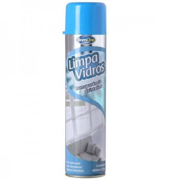 LIMPA VIDRO AEROSSOL 400ML/320GR DOMLINE