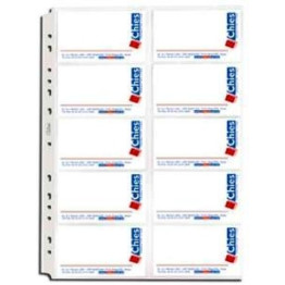 REFIL PORTA CARTOES P/ 200 CARTOES CHIES 1694