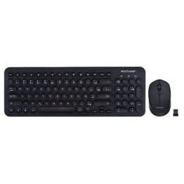 TECLADO E MOUSE WIRELESS TC231 PRETO MULTILASER