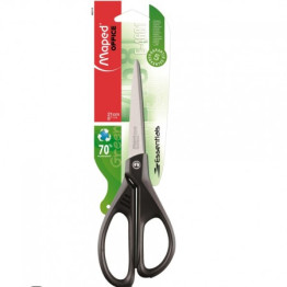 TESOURA USO GERAL 21CM ESSENTIALS GREEN MAPED 468110