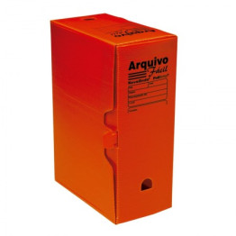 ARQUIVO MORTO POLIONDA VERMELHO FACIL POLIBRAS