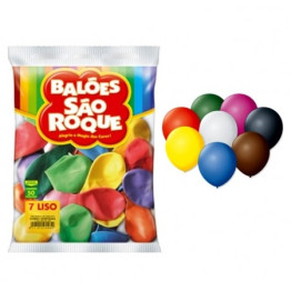 BALAO LISO SORTIDO Nº7 C/50UN SAO ROQUE