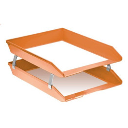 CAIXA CORRESPONDENCIA DUPLA FACILITY FRONTAL LARANJA ACRIMET 263