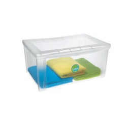 CAIXA ORGANIZADORA PLASTICA 65L LARGO ALTA CRISTAL 22201 ORDENE