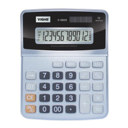CALCULADORA MESA 12 DIGITOS V-1800 VIGHS