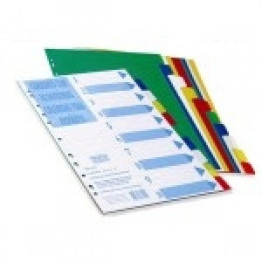 DIVISORIA FICHARIO OFICIO C/06 PROJECOES COLORIDO KIT