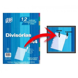 DIVISORIA FICHARIO OFICIO C/10 PROJECOES COLORIDO 10INTB YES