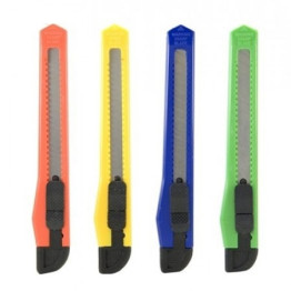 ESTILETE 9MM PLASTICO ESTREITO BRW