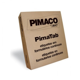 ETIQUETA 4 CARREIRAS 81X48 PIMACO CX C/12.000