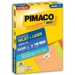ETIQUETA LASER/JET A4 348 17,0x31,0 PIMACO CX C/100F