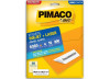 ETIQUETA LASER/JET CARTA 6080 25,4x66,7 PIMACO CX C/10F