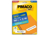 ETIQUETA LASER/JET CARTA 6081 25,4x101,6 PIMACO CX C/10F