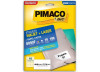 ETIQUETA LASER/JET CARTA 8099.F 46,56x77,79 VIDEO FRONTAL PIMACO CX C/10