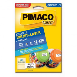 ETIQUETA MULTIUSO A5 5Q1837 18,0x37,0 PIMACO C/420UN