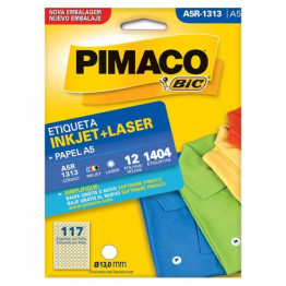 ETIQUETA MULTIUSO A5 R1313 Ø13,0 REDONDA PIMACO C/1404UN