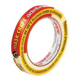 FITA ADESIVA CREPE 18mm X 50m 710 ADELBRAS SLEEVE