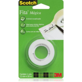 FITA ADESIVA MAGICA 12mm X 20m C/1 RL SCOTCH 3M