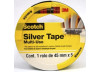 FITA ADESIVA SILVER TAPE 45mm X 5m TAPE CINZA 3M