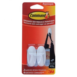GANCHO COMMAND DESIGN PEQUENO C/2 3M