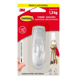 GANCHO COMMAND MEDIO BASICO BRANCO C/1 3M