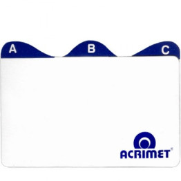 INDICE P/ FICHARIO 3X5 ACRIMET 631