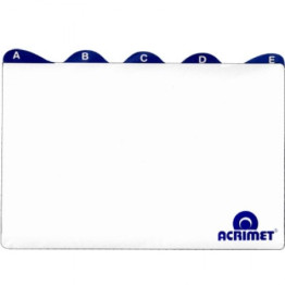 INDICE P/ FICHARIO 5X8 ACRIMET 633