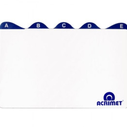 INDICE P/ FICHARIO 6X9 ACRIMET 634