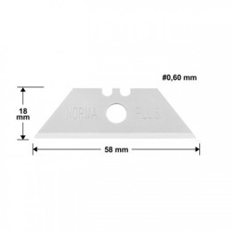 LAMINA LARGA 18MM TRAPEZOIDAL ESTOJO C/10UN NORMA