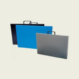 MALETA POLIONDA A3 C/ ALCA CINZA POLIBRAS 20905