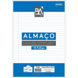 PAPEL ALMACO PAUTADO 16FLS JANDAIA