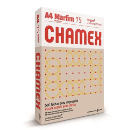 PAPEL SULFITE A4 75G 210 X 297 CHAMEX COLORS MARFIM 500FLS