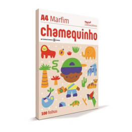 PAPEL SULFITE A4 75G 210 X297 CHAMEQUINHO MARFIM 100FLS